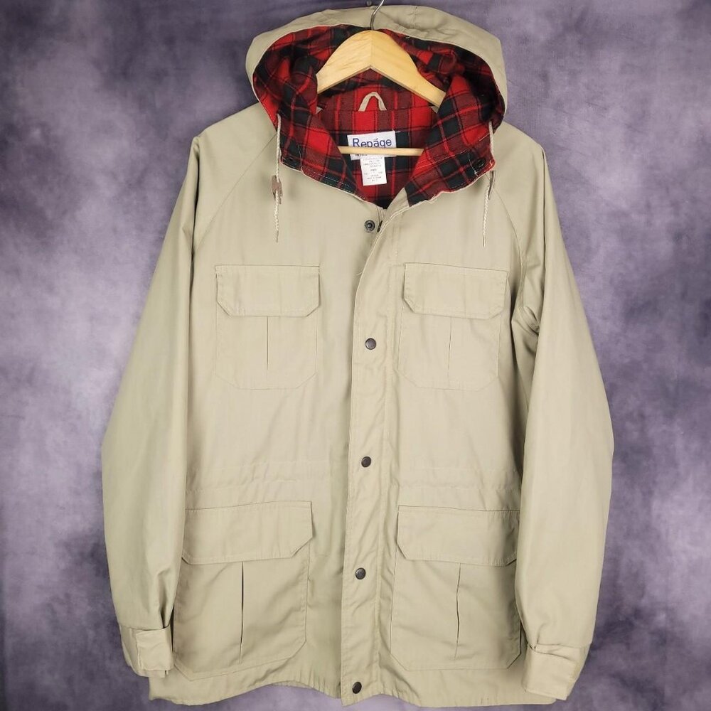 Vintage 90s Repage outdoors hiking lined parka coat